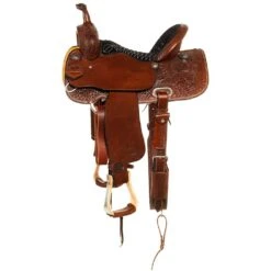 Nrs Competitors NRS Competitor Series Lily Flower Chocolate Roughout W/ Quilted Seat Barrel Saddle 6 Nrs Competitors NRS Competitor Series Lily Flower Chocolate Roughout W/ Quilted Seat Barrel Saddle -Rustic Cowgirl Sales 1411870 1