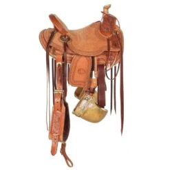 Sheridan Flower 1/3 Breed Youth Saddle -Rustic Cowgirl Sales 1411999 3