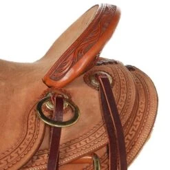 Sheridan Flower 1/3 Breed Youth Saddle -Rustic Cowgirl Sales 1411999 4
