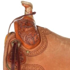 Sheridan Flower 1/3 Breed Youth Saddle -Rustic Cowgirl Sales 1411999 5