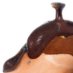 Nrs Competitors Heavy Oil 1/2 Breed Tapete Grande All Around Youth Saddle -Rustic Cowgirl Sales 1412093Y 3