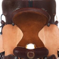 Nrs Competitors Heavy Oil 1/2 Breed Tapete Grande All Around Youth Saddle -Rustic Cowgirl Sales 1412093Y 4