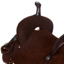 Nrs Competitors Chocolate Roughout Barrel Saddle -Rustic Cowgirl Sales 1412113 3