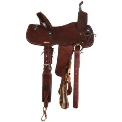 Nrs Competitors Chocolate Roughout Barrel Saddle -Rustic Cowgirl Sales 1412113 4