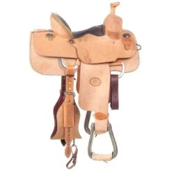 Nrs Competitors Natural Roughout Bullhide Seat Youth Team Roping Saddle -Rustic Cowgirl Sales 1412136Y 31