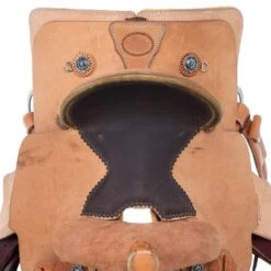 Nrs Competitors Natural Roughout Bullhide Seat Youth Team Roping Saddle -Rustic Cowgirl Sales 1412136Y 51