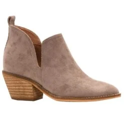 Corkys Footwear Women's Corkys Stassi Taupe Booties