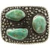Paige Wallace Women's Turquoise Three Stone Buckle