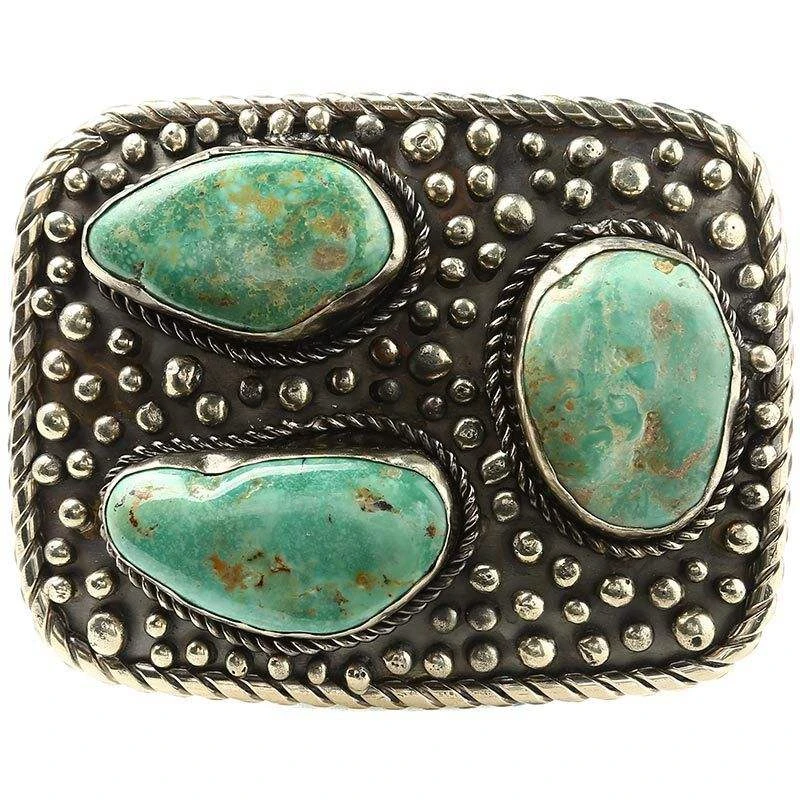 Paige Wallace Women's Turquoise Three Stone Buckle 1 Paige Wallace Women's Turquoise Three Stone Buckle