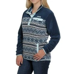 Cinch Women's Printed Fleece Pullover