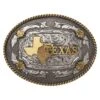And West Texas State Oval Rope Edge Buckle