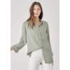 Risen Jeans Women's Sage Classic Linen Button Down Shirt