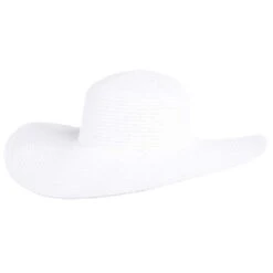 Peter Grimm White Erin 5in. Brim Straw Hat