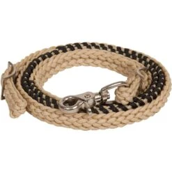 Mustang Laced Waxed Barrel Reins -Rustic Cowgirl Sales 152546 370149