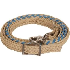 Mustang Laced Waxed Barrel Reins -Rustic Cowgirl Sales 152546 370150