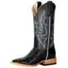 Macie Bean Women`s MB TH Black Full Quill 12` Sangria Square Toe Boot