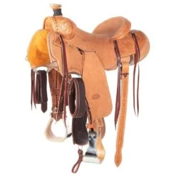 NRS 1/4 Breed Seat Rig Low Moose Ranch Roper
