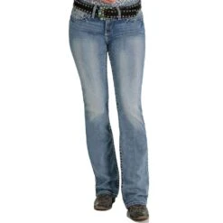 Cruel Girl Women's Cinch Slim Fit Hannah Bootcut Jeans