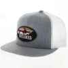 Red Dirt Hat Company Untamed Heather Grey And White Cap
