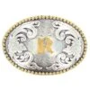 M&F R Initial Belt Buckle