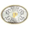 M&F P Initial Belt Buckle