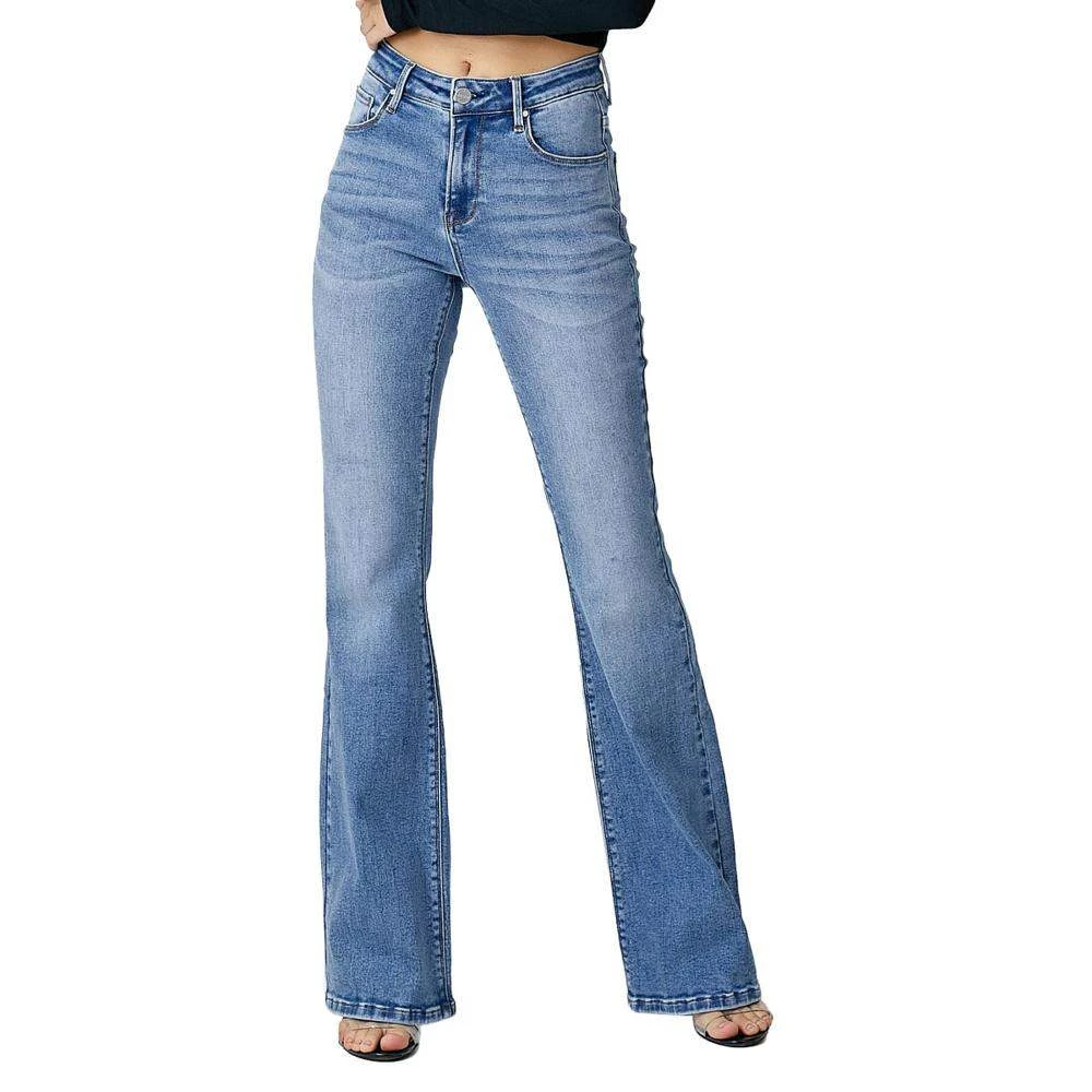 Risen Jeans Women's Mid Rise Flare Jeans 1 Risen Jeans Women's Mid Rise Flare Jeans