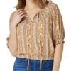 Wrangler Women's Retro Smocked Blouse
