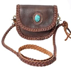 American Darling Crossbody Purse With Turquoise Stone