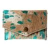 American Darling Turquoise Cowhide Coin Purse