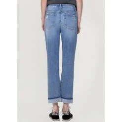 Flying Monkey Women's Off Ground Boyfriend Jeans