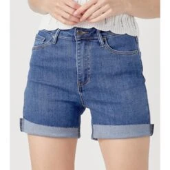 Risen Jeans Womens Medium High Rise Shorts