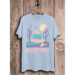 Lotus Fashion Womens Desert Vibes Blue Mineral Tee