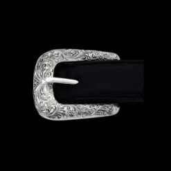 Vogt Silversmiths The Engraved New Yorker 1in. Buckle