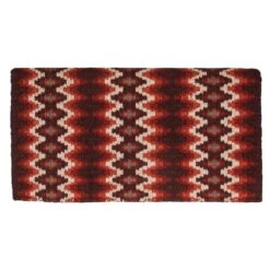 Mustang Mohair Woven 36in. X 34in. Saddle Blanket -Rustic Cowgirl Sales 173044 467952