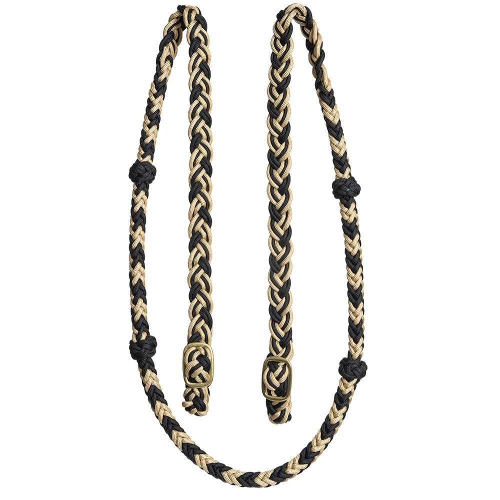 Mustang Cable Knotted Lifter Barrel Rein 5 Mustang Cable Knotted Lifter Barrel Rein - Image 5