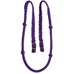 Mustang Cable Knotted Lifter Barrel Rein 12 Mustang Cable Knotted Lifter Barrel Rein -Rustic Cowgirl Sales 208935 639613