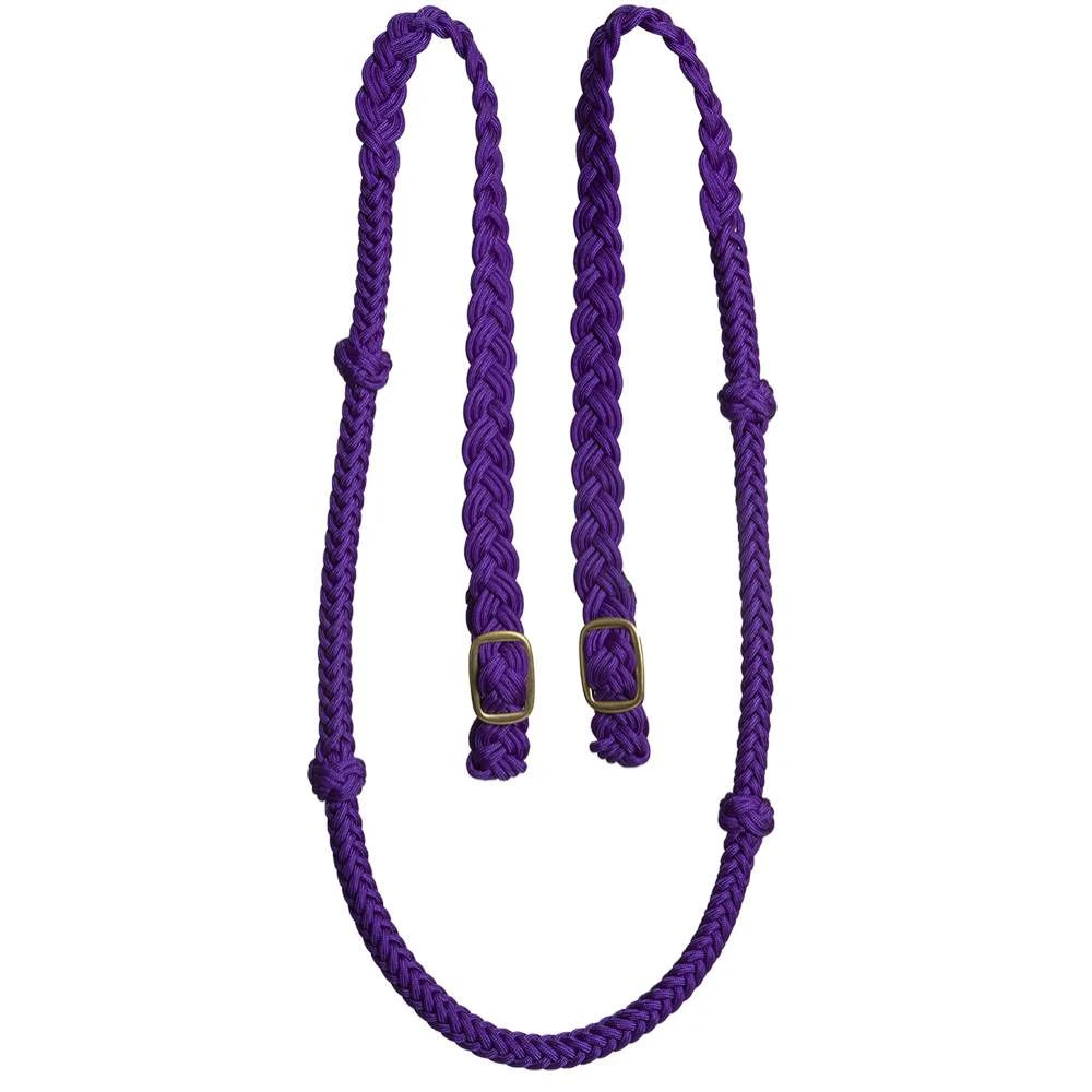 Mustang Cable Knotted Lifter Barrel Rein 6 Mustang Cable Knotted Lifter Barrel Rein - Image 6