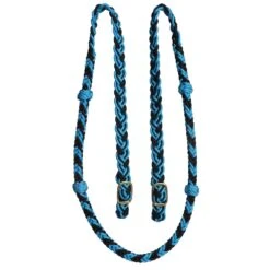 Mustang Cable Knotted Lifter Barrel Rein 13 Mustang Cable Knotted Lifter Barrel Rein -Rustic Cowgirl Sales 208935 639614