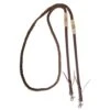 Cashel Adjustable Flat Braid Rein W/Rawhide Accents