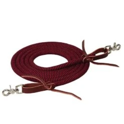 Weaver Leather Ecoluxe Bamboo 10ft Round Trail Reins -Rustic Cowgirl Sales 213324 728015
