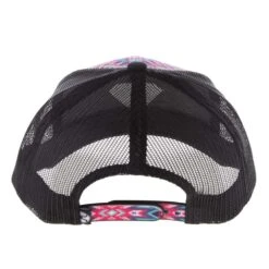 Hooey Rope Like A Girl Pink, Purple, & Teal Aztec Cap -Rustic Cowgirl Sales 2149T AZBK 4
