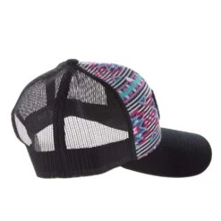 Hooey Rope Like A Girl Pink, Purple, & Teal Aztec Cap -Rustic Cowgirl Sales 2149T AZBK 5
