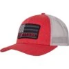 Rattler Ropes Red And Grey Flag Logo Cap