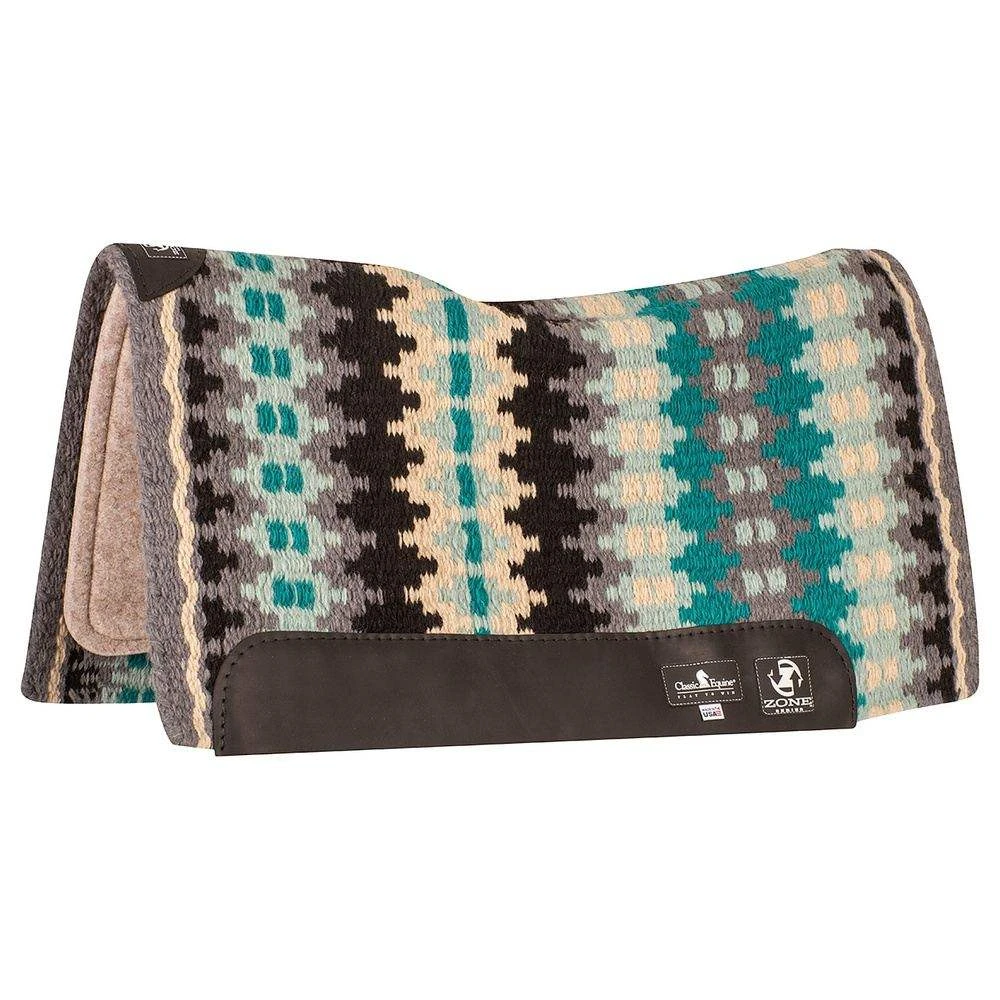 Classic Zone Blanket 3/4-inch Top Saddle Pad 32x34 1 Classic Zone Blanket 3/4-inch Top Saddle Pad 32x34