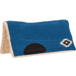 Mustang Blue Countoured Navajo Pony Saddle Pad