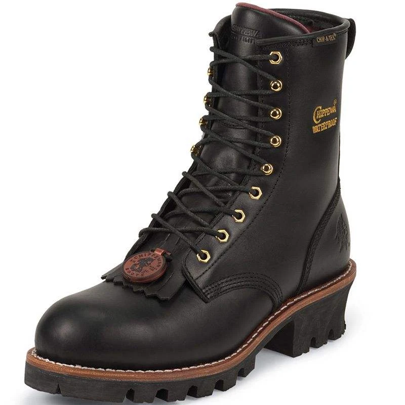 Chippewa Footwear Women's Black Waterproof Steel Toe Lace Logger Boots 1 Chippewa Footwear Women's Black Waterproof Steel Toe Lace Logger Boots