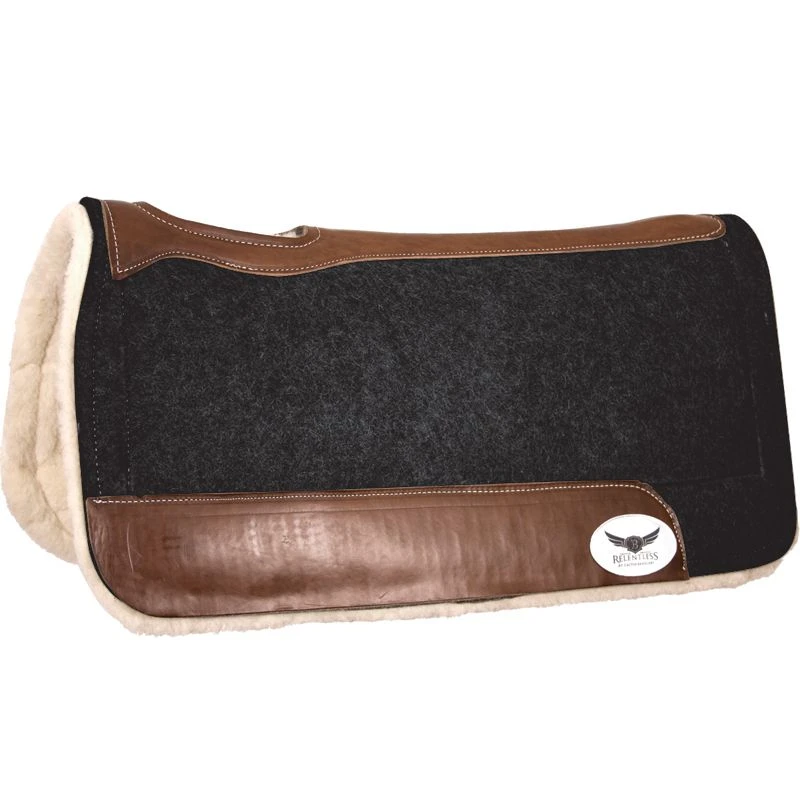 Cactus Saddlery 3/4in. Trevor Brazile Black Extreme Roper Gel Saddle Pad 1 Cactus Saddlery 3/4in. Trevor Brazile Black Extreme Roper Gel Saddle Pad