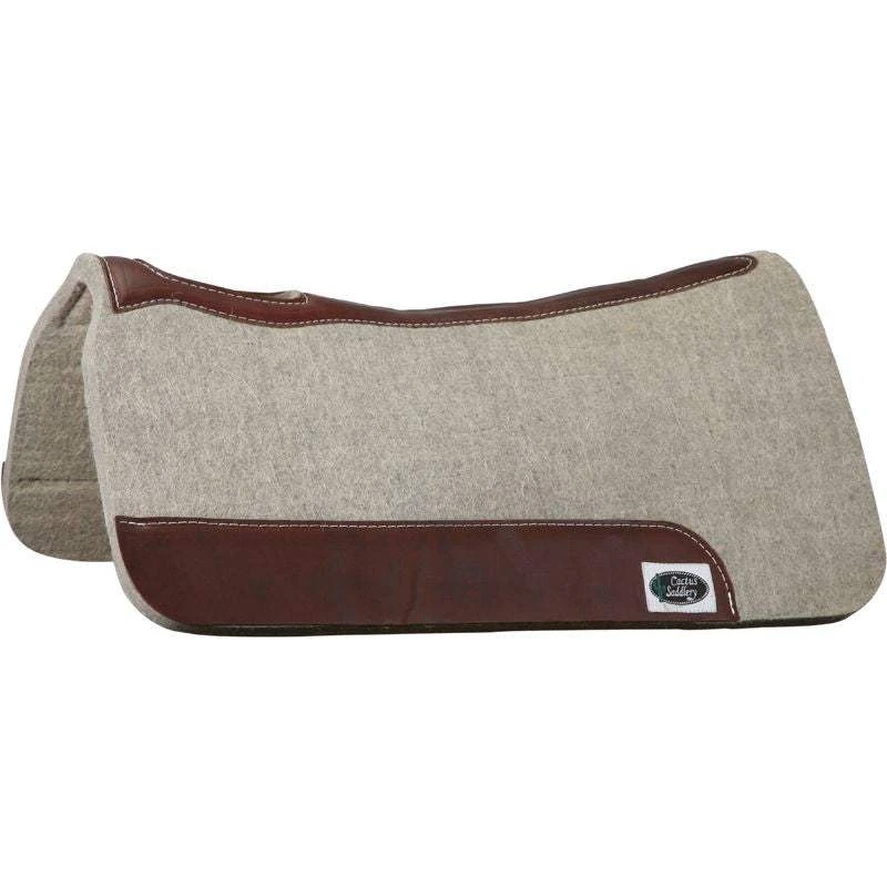 Cactus Saddlery 1in. Grey Felt Roper Pad 1 Cactus Saddlery 1in. Grey Felt Roper Pad