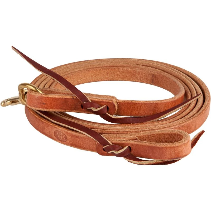 Nrs Tack Flat 5/8 In. X 8 Ft. Roping Reins 1 Nrs Tack Flat 5/8 In. X 8 Ft. Roping Reins