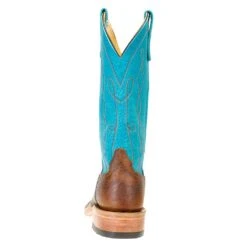 Anderson Bean Women's Ride Ready By Natural Twister With 13in. Turquoise Sensation Top -Rustic Cowgirl Sales 325029 3